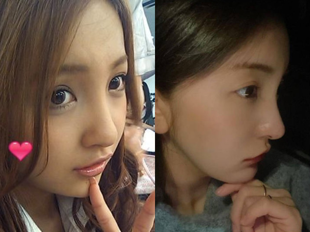 板野友美 昔と現在 斜めショット