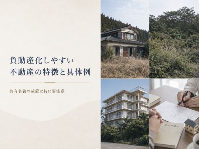 共有名義の放置は特に要注意