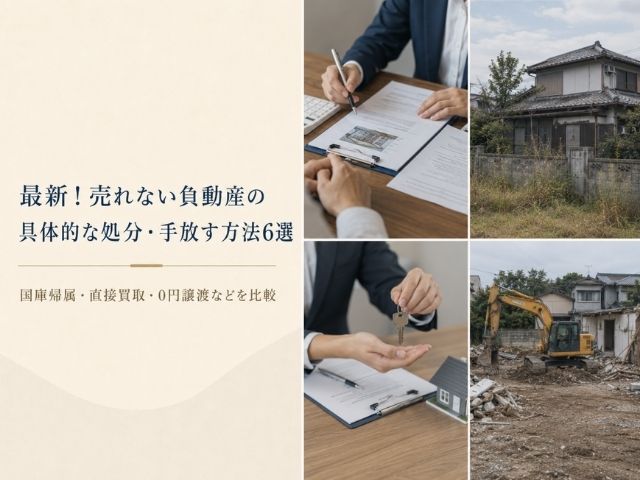 国庫帰属・直接買取・0円譲渡などを比較