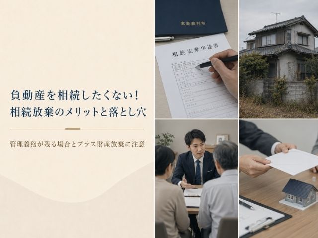 管理義務が残る場合とプラス財産放棄に注意