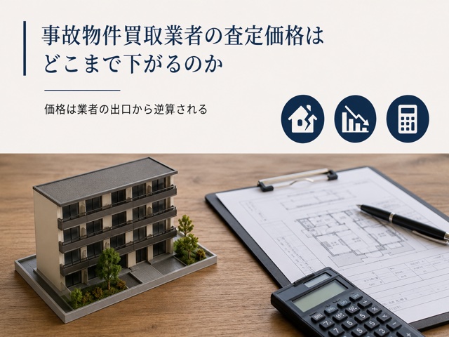 事故物件買取業者の査定価格はどこまで下がるのか