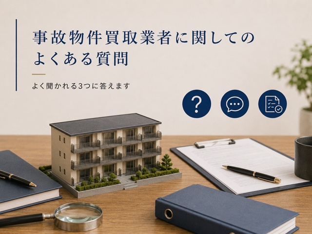 事故物件買取業者に関してのよくある質問