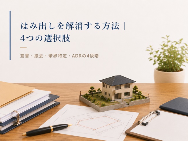 はみ出しを解消する方法|4つの選択肢