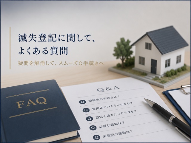 滅失登記に関して、よくある質問