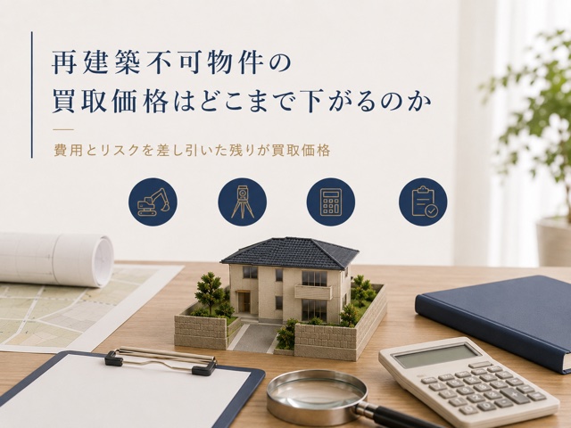 再建築不可物件の買取価格はどこまで下がるのか