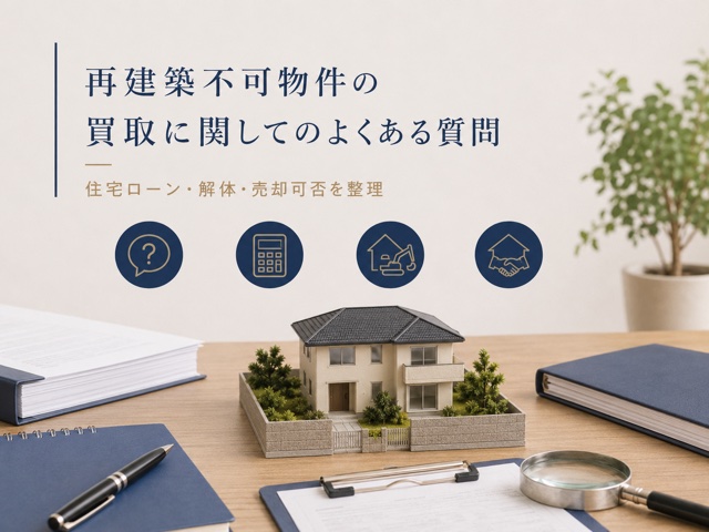 再建築不可物件の買取に関してのよくある質問