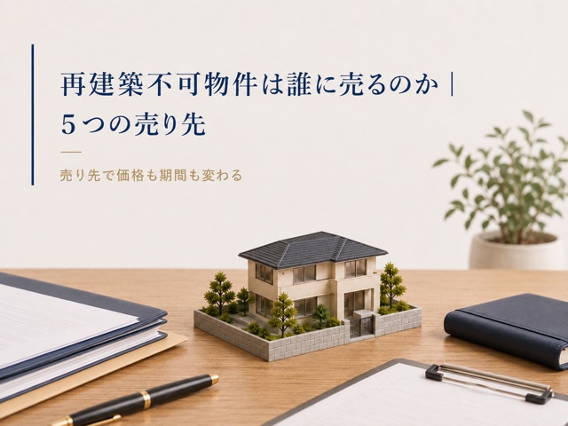 再建築不可物件は誰に売るのか|5つの売り先