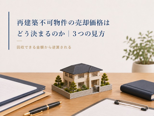 再建築不可物件の売却価格はどう決まるのか|3つの見方