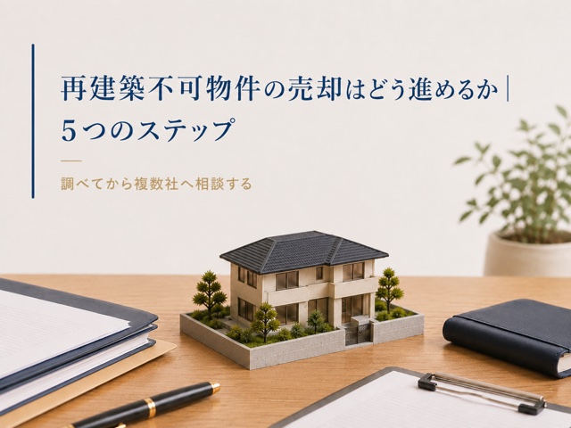 再建築不可物件の売却はどう進めるか|5つのステップ