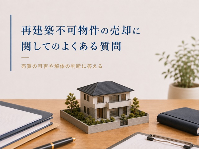 再建築不可物件の売却に関してのよくある質問