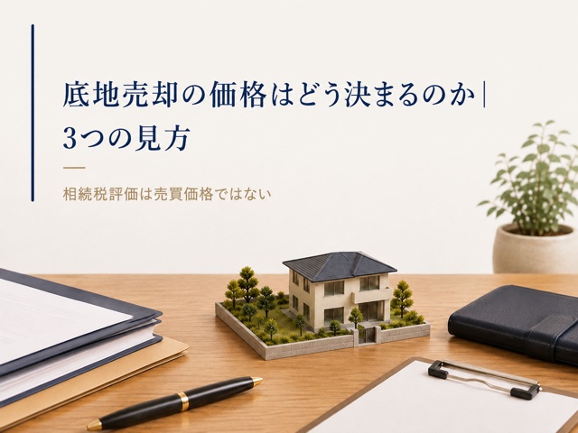 底地売却の価格はどう決まるのか|3つの見方