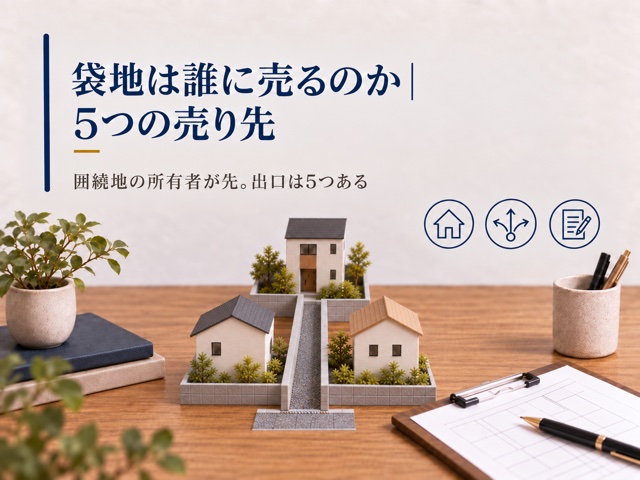 袋地は誰に売るのか|5つの売り先