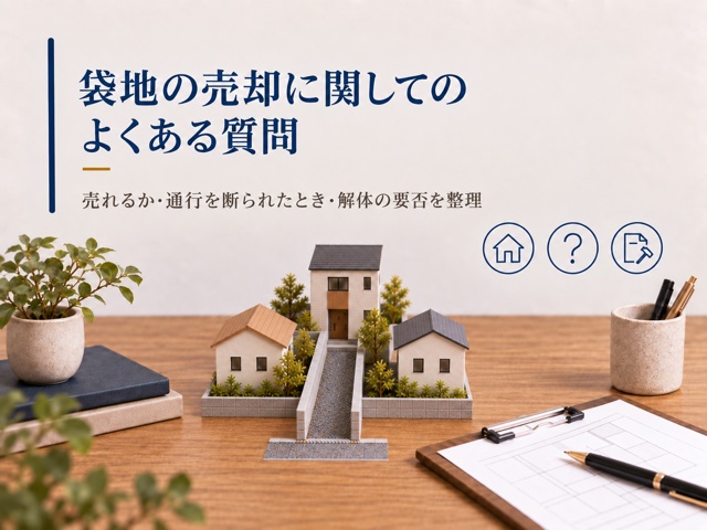 袋地の売却に関してのよくある質問