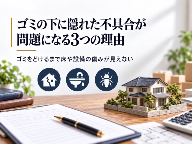 ゴミの下に隠れた不具合が問題になる3つの理由