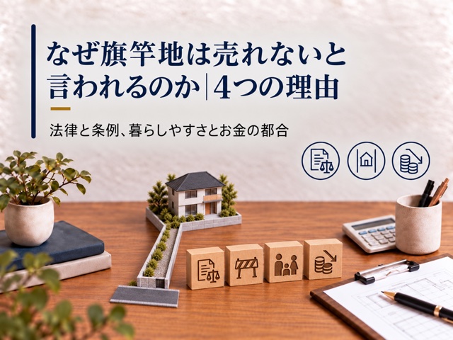 なぜ旗竿地は売れないと言われるのか|4つの理由