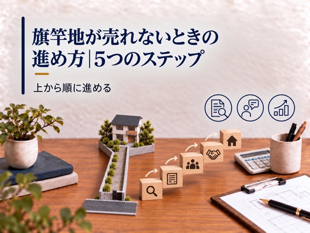 旗竿地が売れないときの進め方|5つのステップ