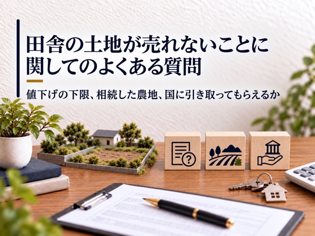 田舎の土地が売れないことに関してのよくある質問