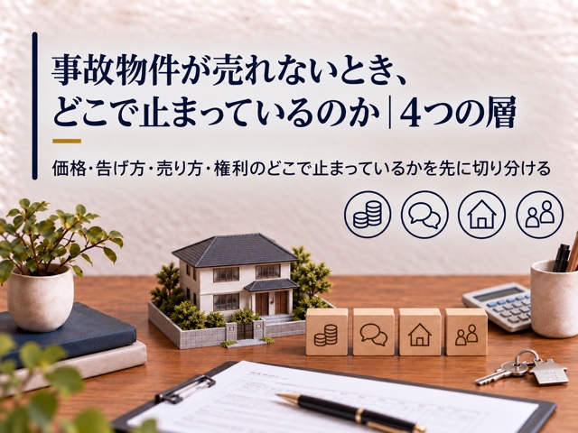 事故物件が売れないとき、どこで止まっているのか|4つの層