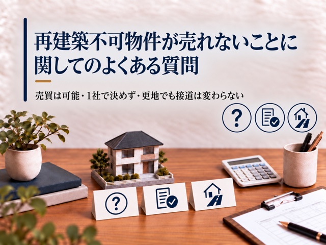 再建築不可物件が売れないことに関してのよくある質問