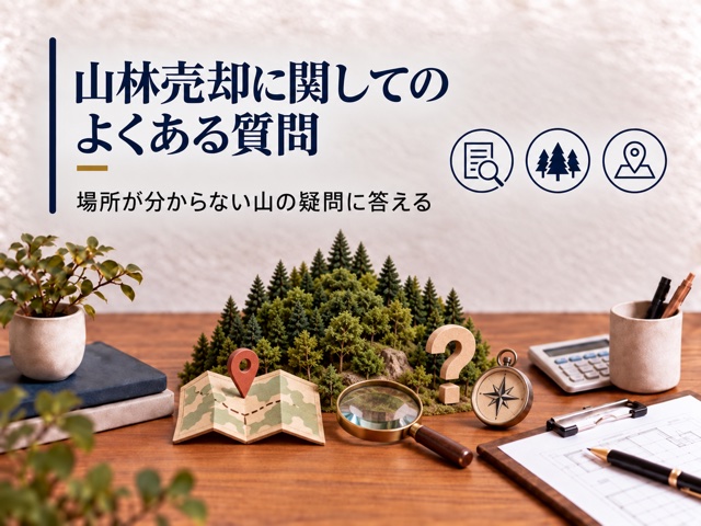 山林売却に関してのよくある質問