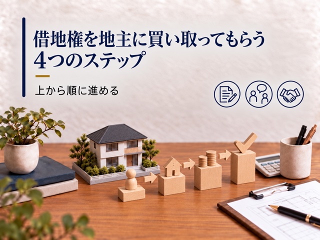 借地権を地主に買い取ってもらう4つのステップ