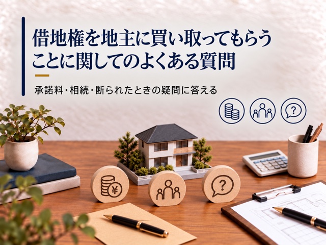 借地権を地主に買い取ってもらうことに関してのよくある質問