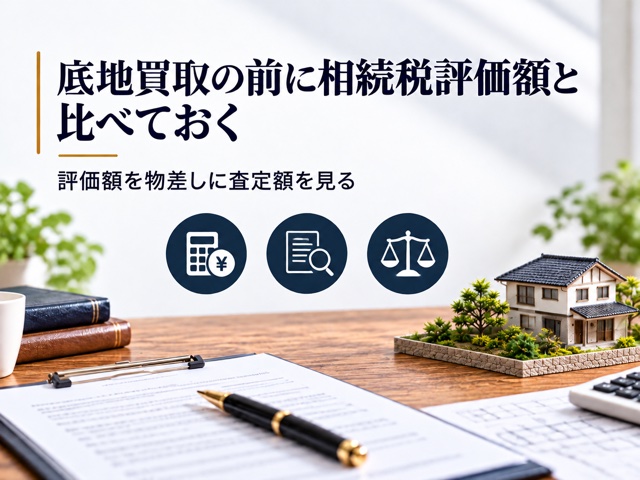 底地買取の前に相続税評価額と比べておく