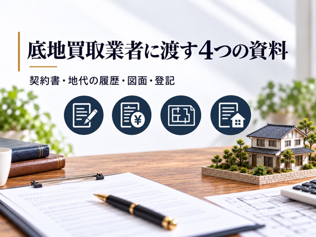 底地買取業者に渡す4つの資料
