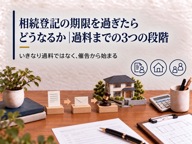 相続登記の期限を過ぎたらどうなるか|過料までの3つの段階