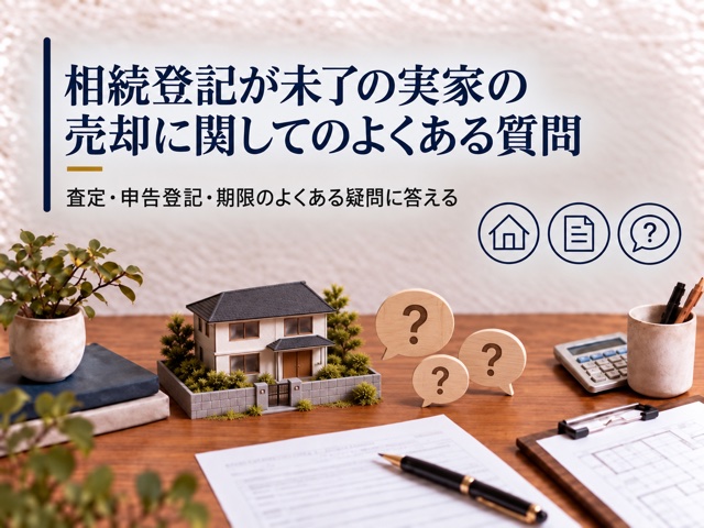 相続登記が未了の実家の売却に関してのよくある質問
