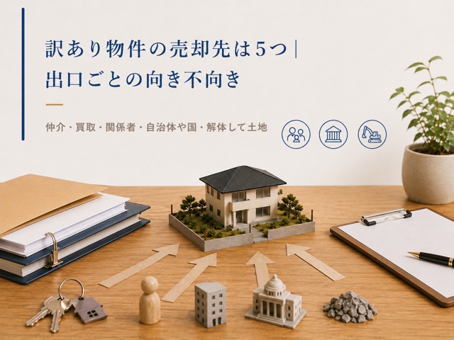 訳あり物件の売却先は5つ|出口ごとの向き不向き