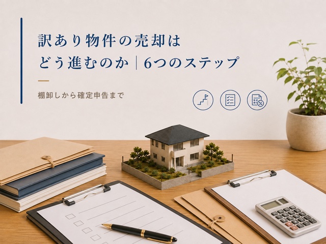 訳あり物件の売却はどう進むのか|6つのステップ