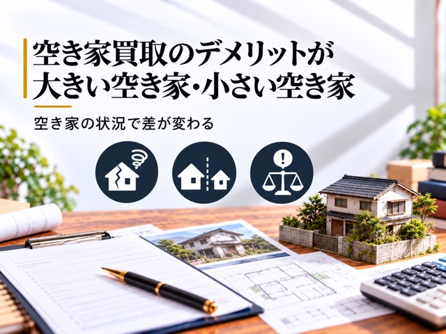 空き家買取のデメリットが大きい空き家・小さい空き家