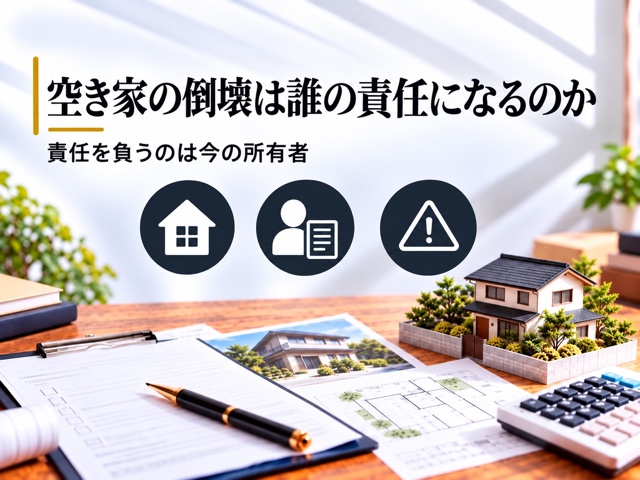 空き家の倒壊は誰の責任になるのか