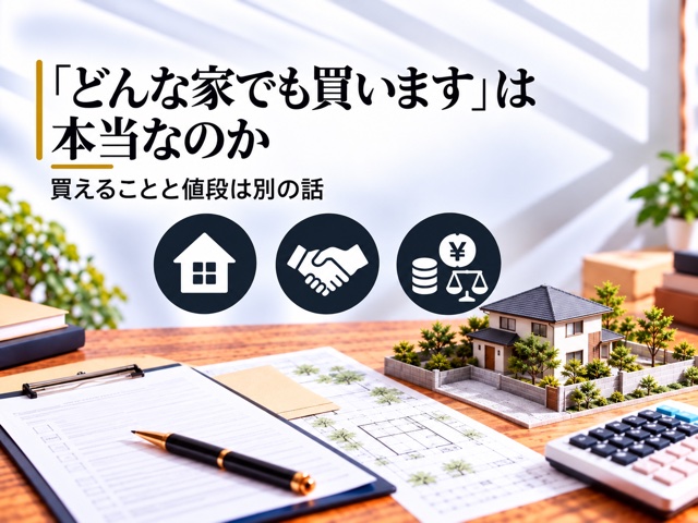 「どんな家でも買います」は本当なのか