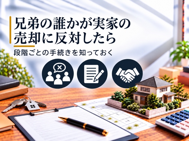 兄弟の誰かが実家の売却に反対したら
