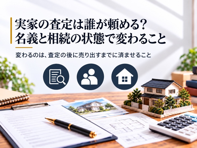 実家の査定は誰が頼める？名義と相続の状態で変わること